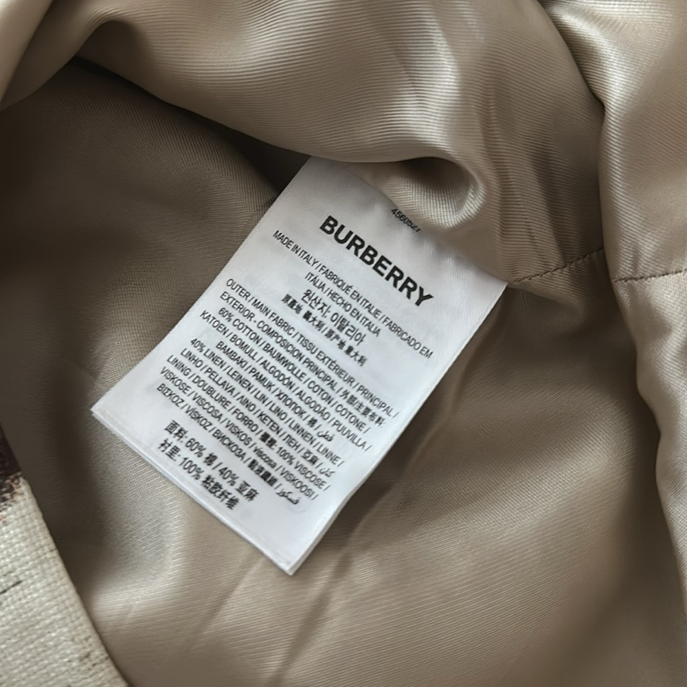 Burberry Brown And White Patterned Mini Skirt - image 4